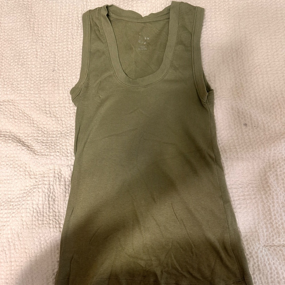 a new day Olive Green Tank Top